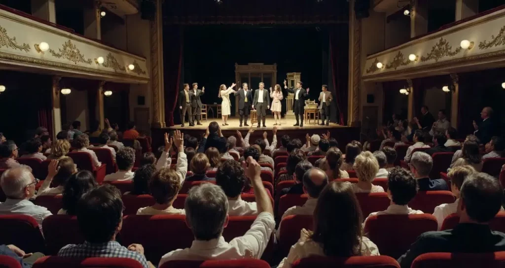 הקהל כשותף ליצירה - התמונה נוצרה באמצעות AI