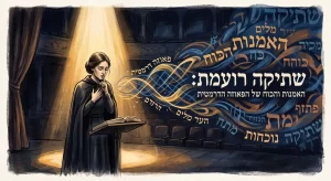 שתיקה רועמת: האמנות והכוח של הפאוזה הדרמטית - התמונה נוצרה באמצעות AI