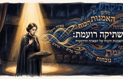 הפאוזה הדרמטית בתיאטרון: כוחה של השתיקה על הבמה